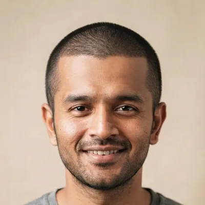 Buzz Cut haircut on a model