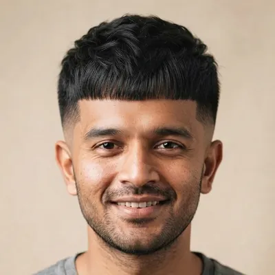 French crop haircut